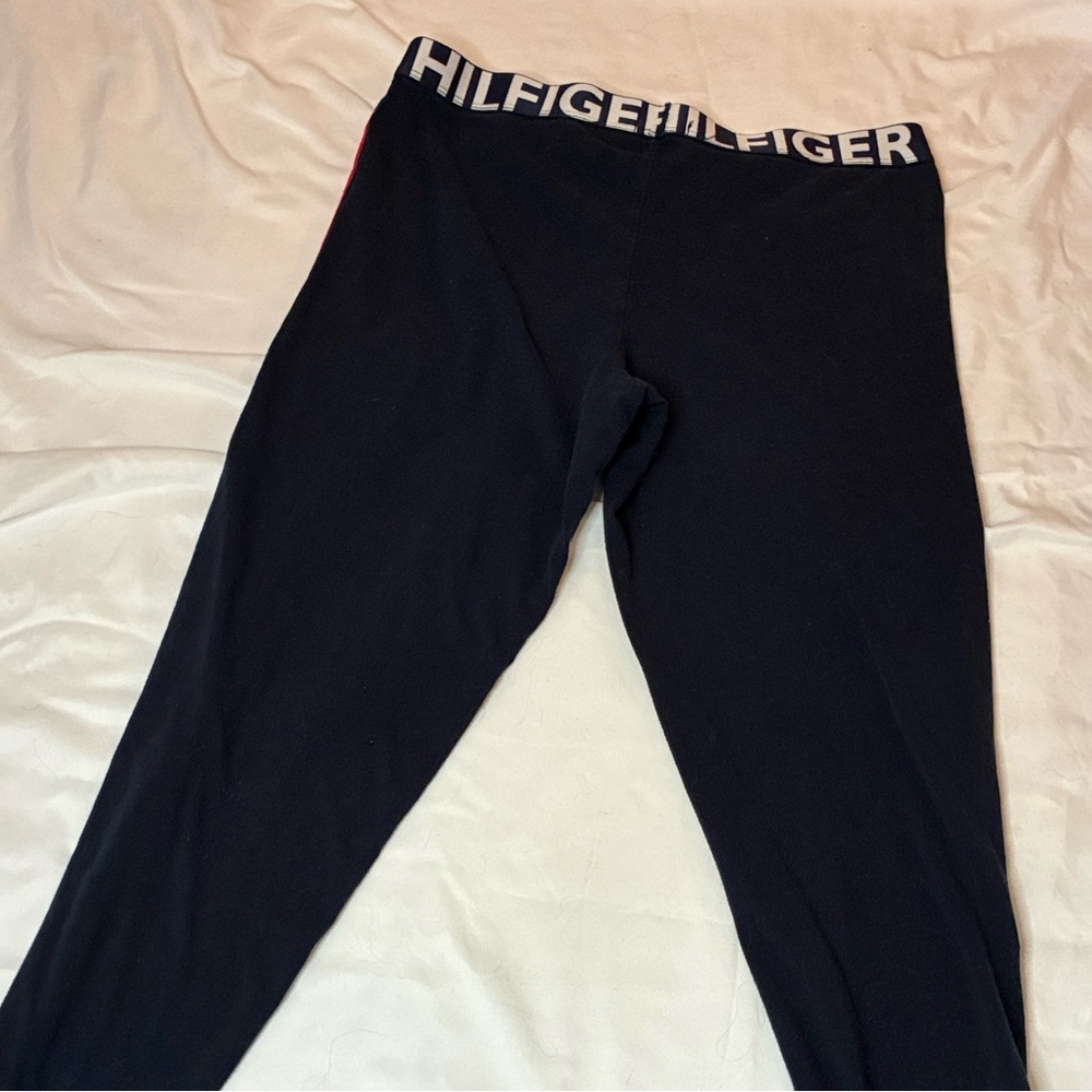 SOLD Tommy Hilfiger Leggings with Red and White Stripe - Picture 6 of 7